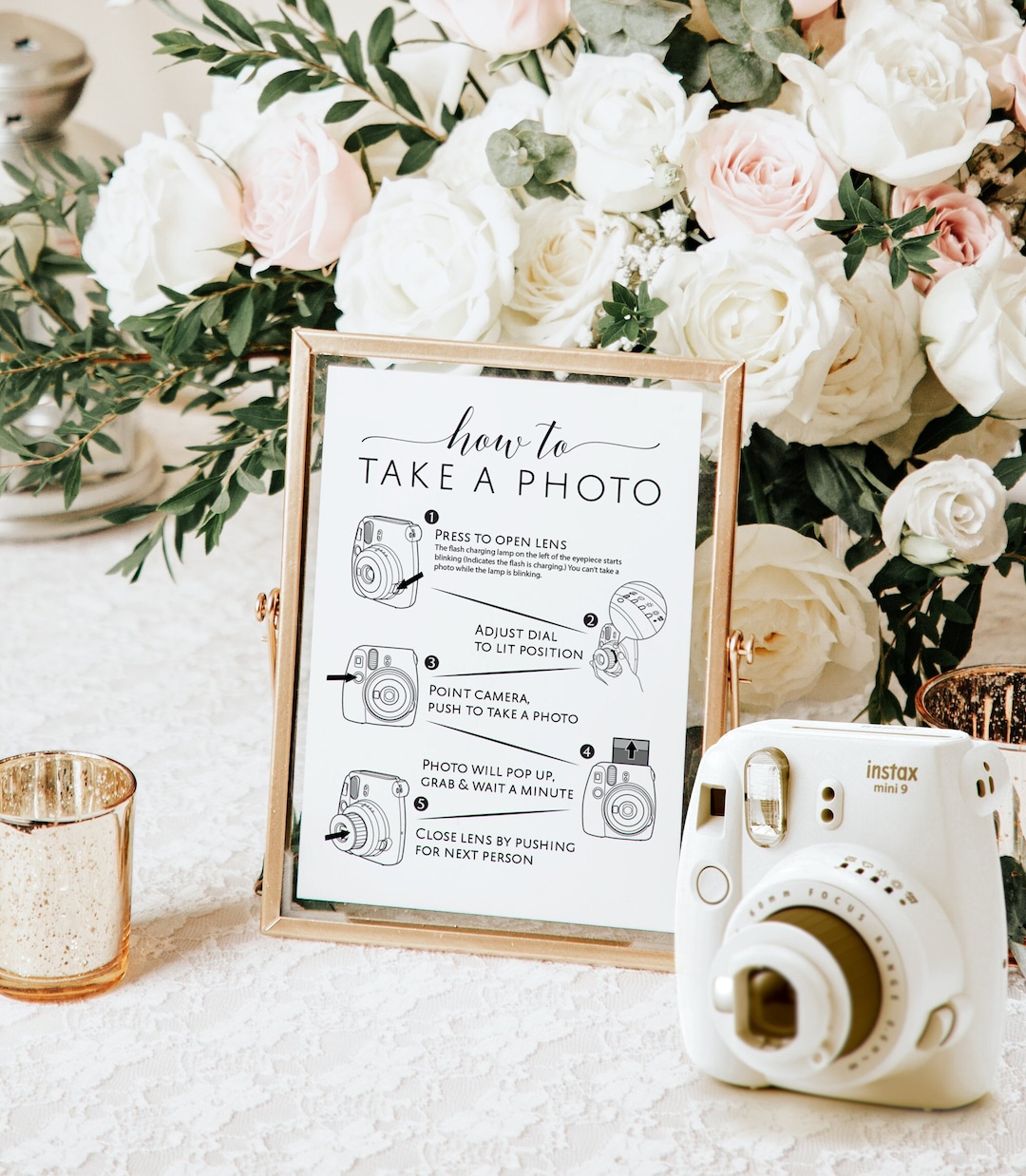 Instax Mini 9 Instructions, Instax Guest Book Sign, Instax Guest Book
