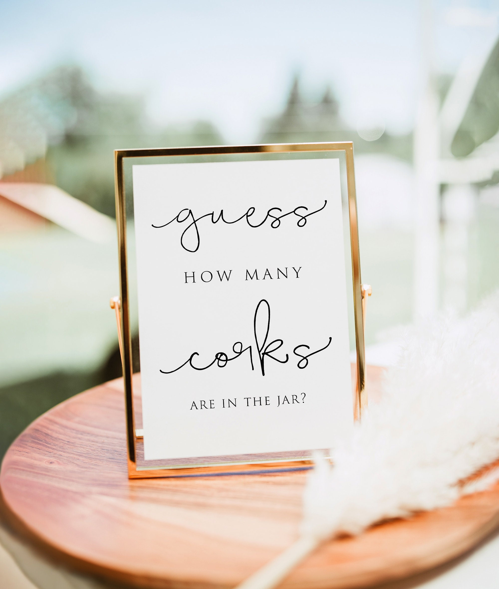 Guess How Many Corks Bridal Shower Game Instant Download 101 Printable ...