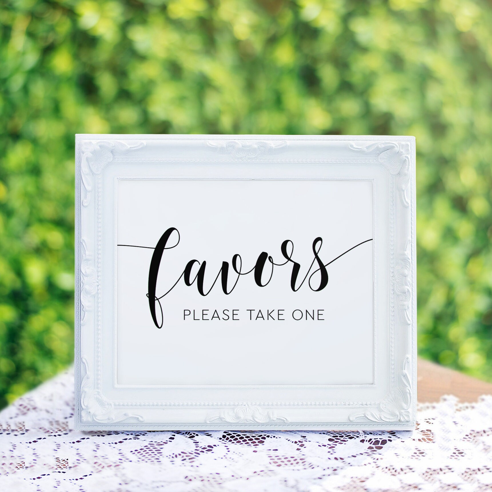 Printable Wedding Favors Sign Printable Wedding Sign - Etsy