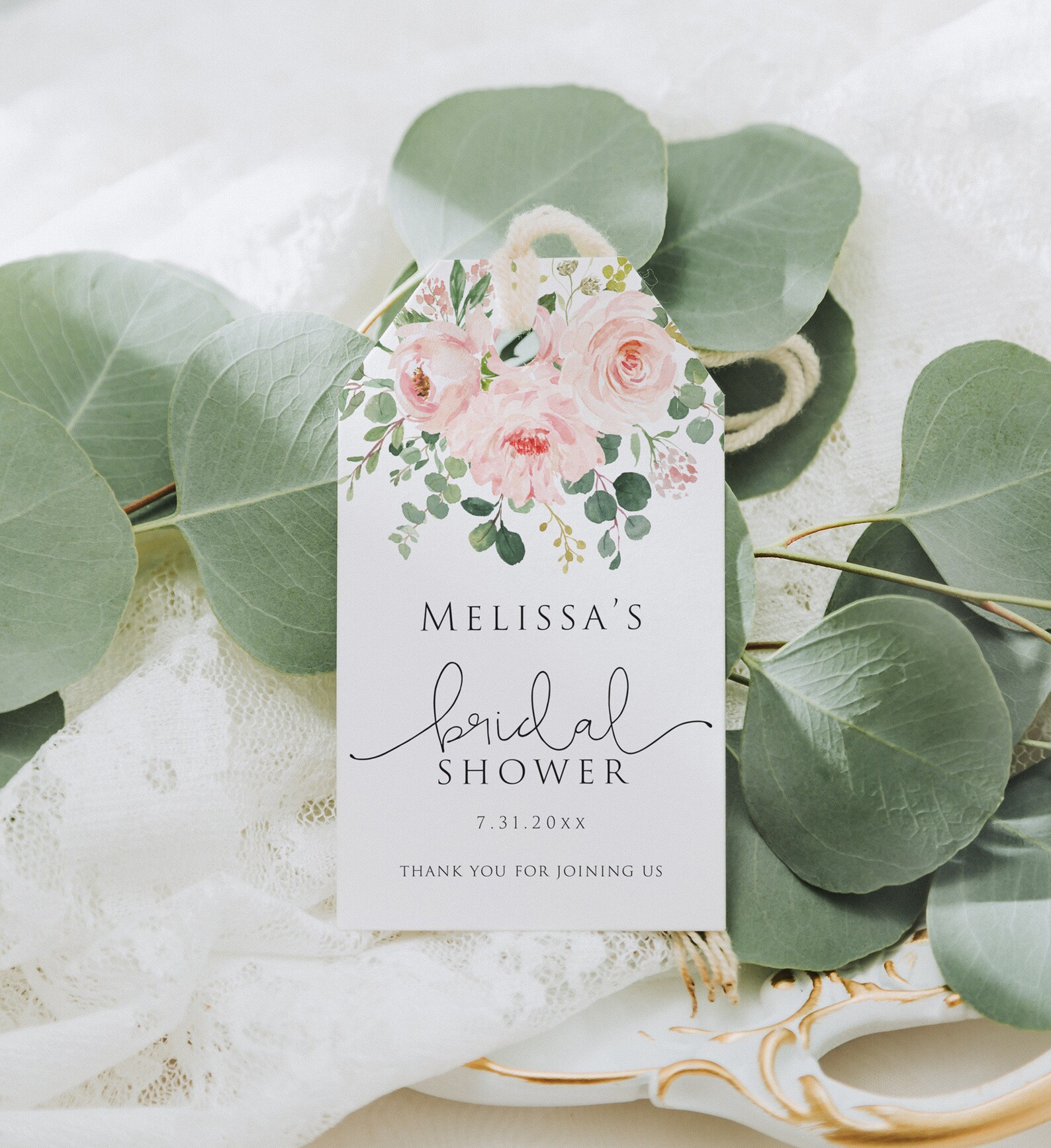 Editable Bridal Shower Favor Tags Printable Bridal Shower - Etsy