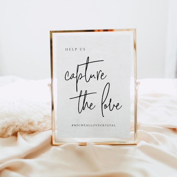 Help Us Capture The Love Sign, Minimalist Wedding Hashtag Sign, Wedding Instagram Sign, Instagram Hashtag Sign, Rustic Sign, Oh Snap Sign