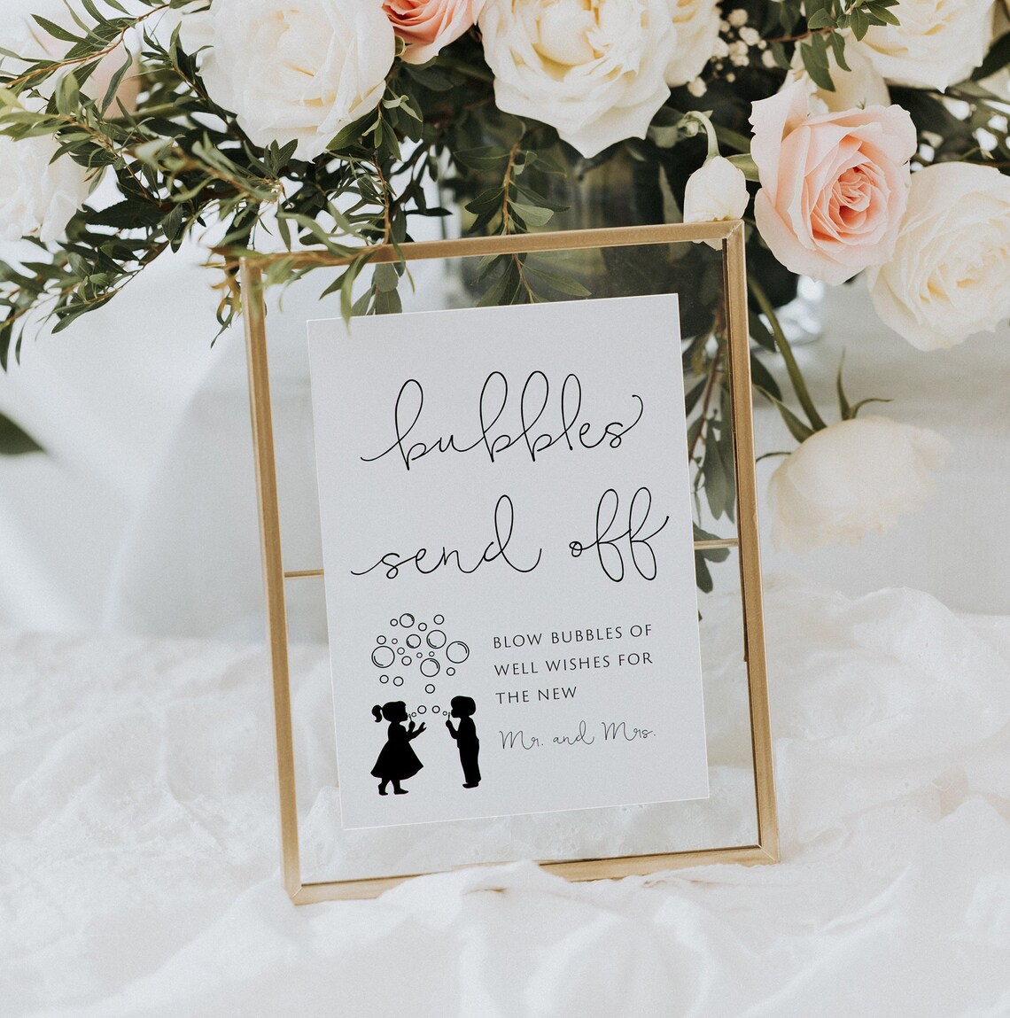 Bubble Send off Sign Bubbles Send off Sign Blow Bubbles Etsy