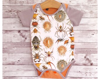 Spider Outfit, Baby Insects Bodysuit, Unisex Spider Bug Bodysuit, Gender Neutral Baby Clothes, Baby Shower Gift, Unisex Baby Clothes,