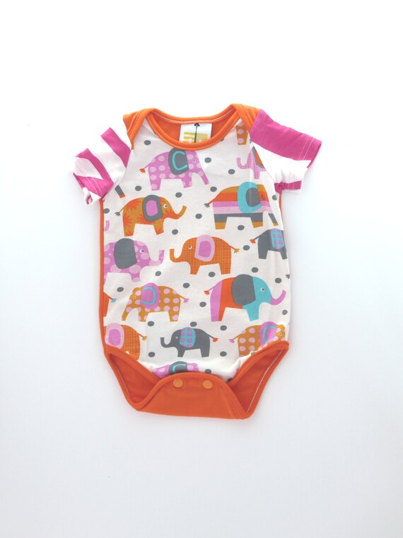 pink elephant baby clothes