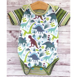 Dinosaur Bodysuit, Gender Neutral Baby Clothes, Unisex Bodysuit, Baby Bodysuit, Dino Bodysuit, Dino Clothing, Handmade Baby Clothes