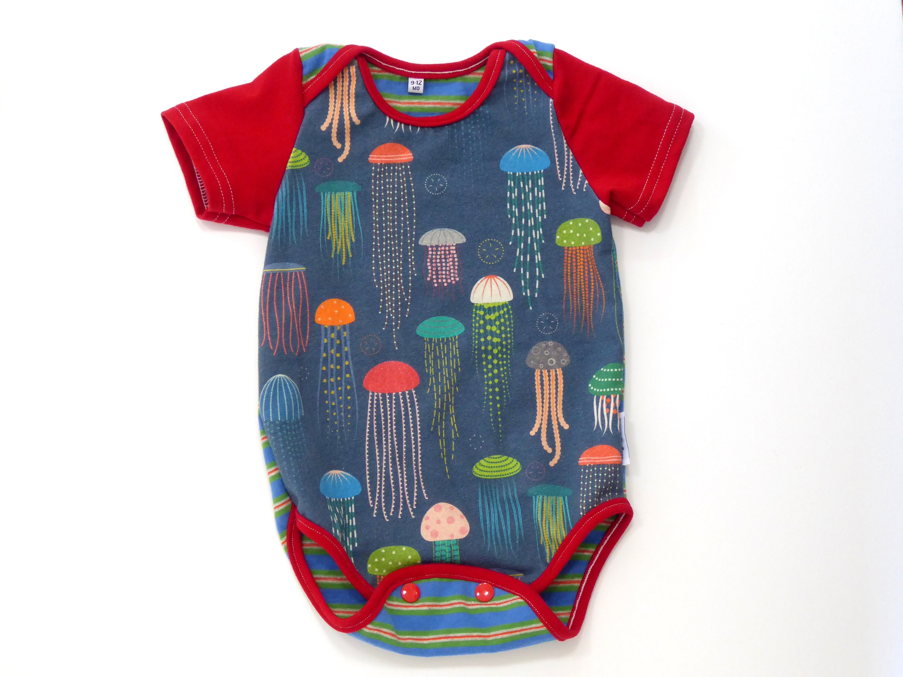 Jellyfish Bodysuit Ocean Bodysuit Hand Sewn Baby Clothes Etsy