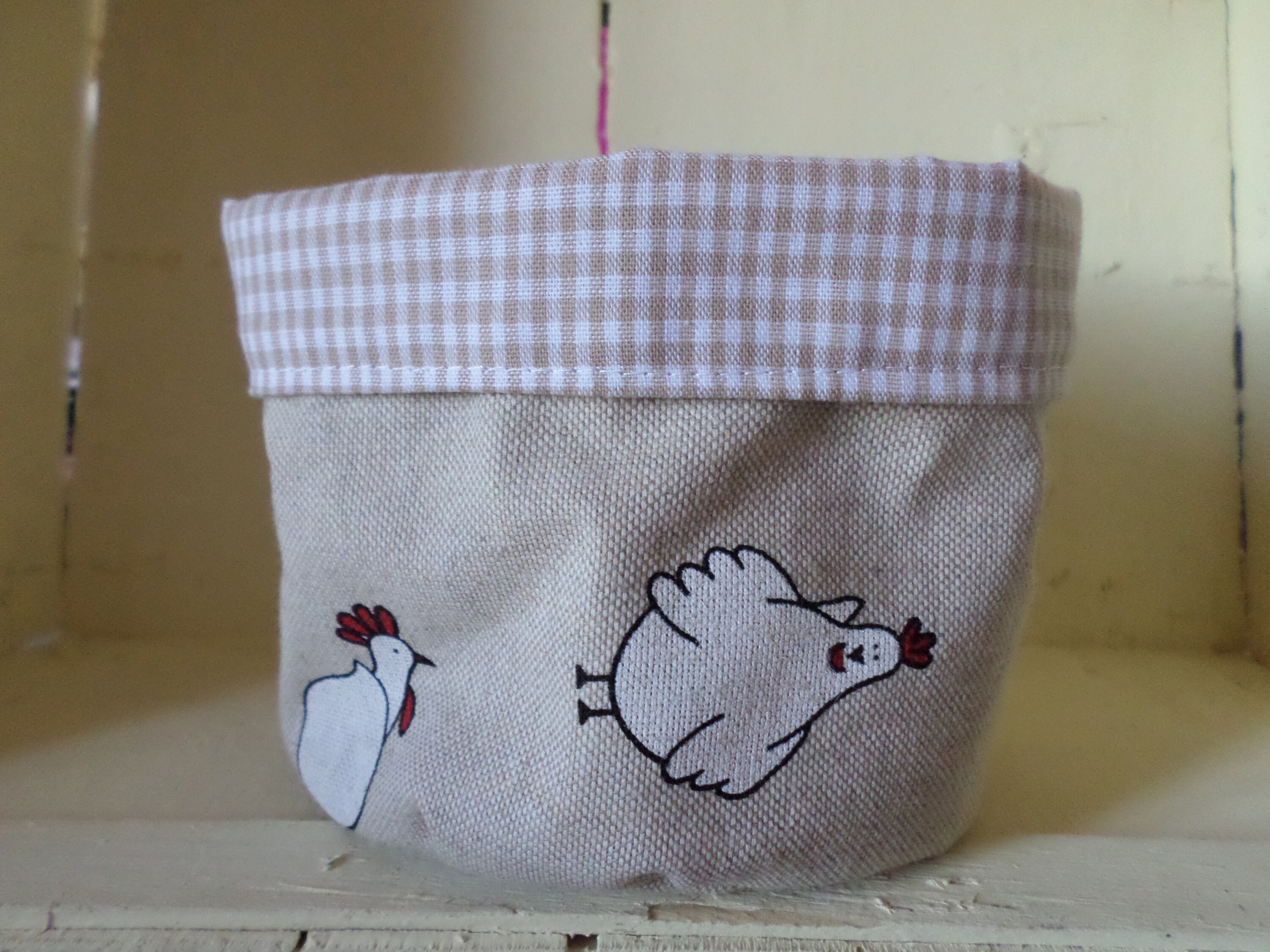 Petit Pochon Motif Poule