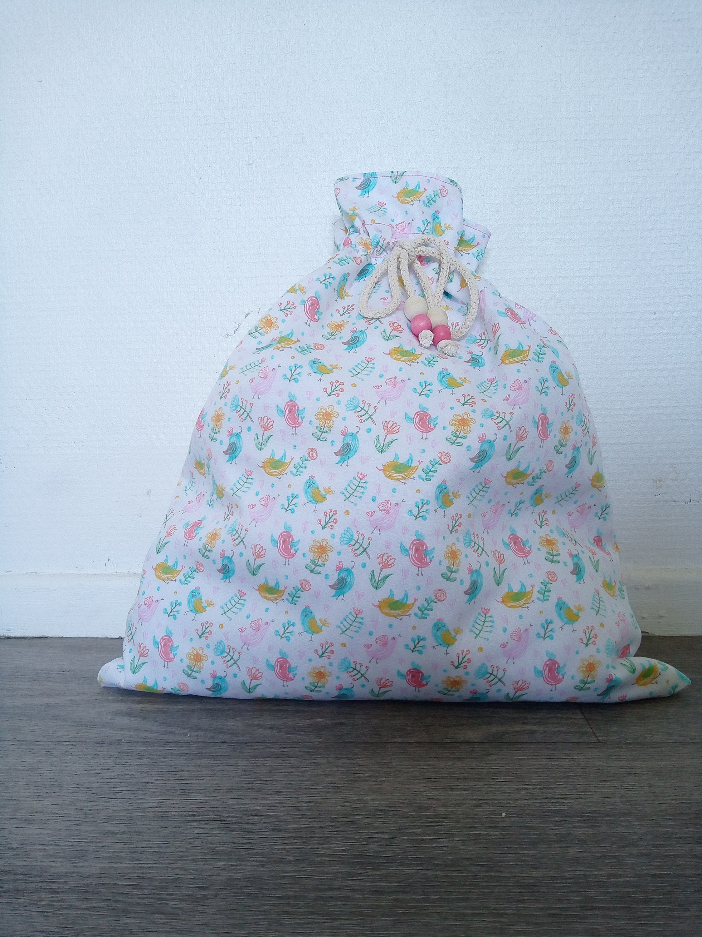Sac Jouet Motif Oiseaux