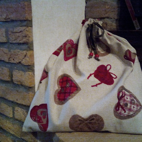 Sac cadeau  , sac noel , emballage noel