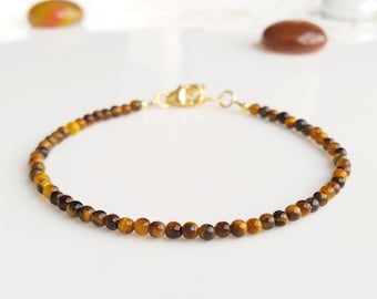 Tiger eye healing bracelet,spiritual protection meditation bracelet,anxiety stress relief jewelry,lucky bracelet,gemini june birthstone gift