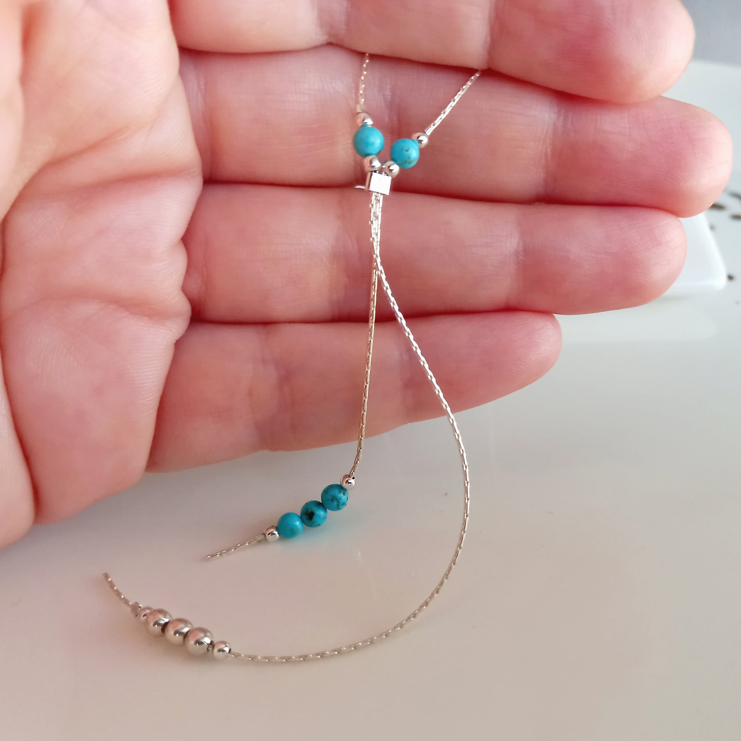 Collana a strati con perline turchesi da donna: gioielli in stile boho del sud-ovest per outfit casual, feste in spiaggia e festival estivi del 2026 a GBP £14
