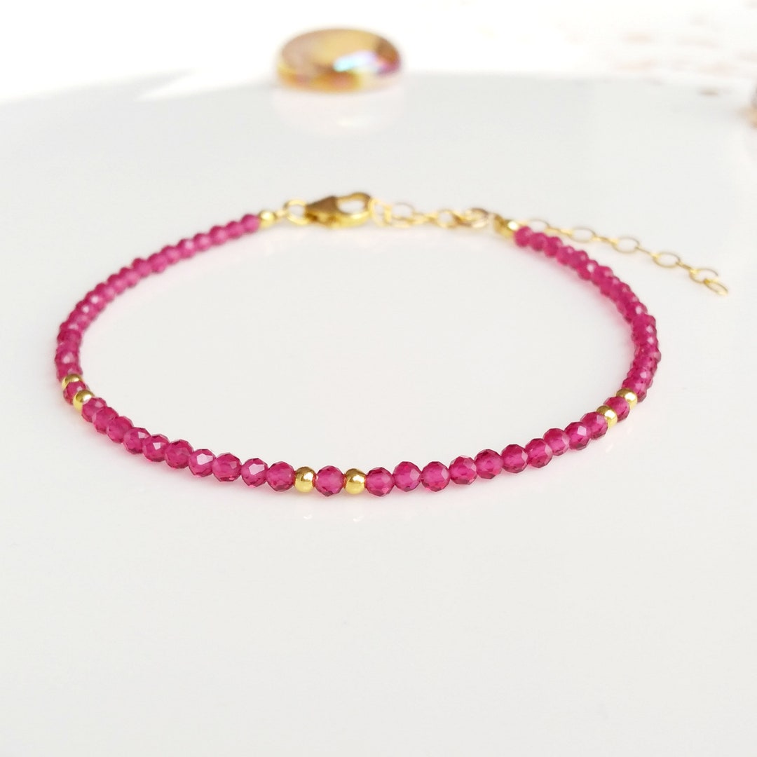Handmade Natural Pink Stripe Agate Stretch Bracelet Beaded 4mm To 12mm Sizes USA Seller