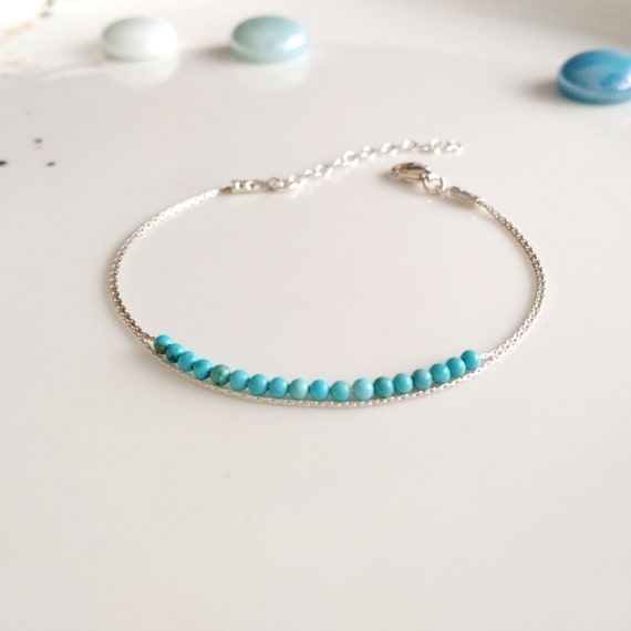 Thin turquoise best sale bracelet