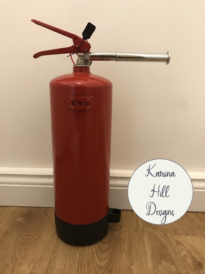 Toilet Roll Holder Upcycled Fire Extinguisher Etsy UK