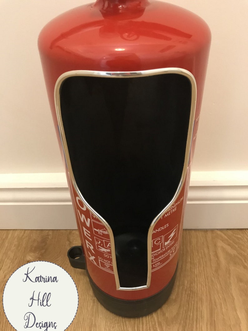 Toilet Roll Holder Upcycled Fire Extinguisher Etsy UK