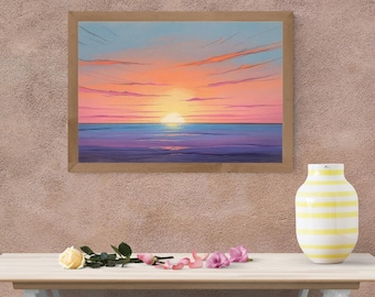 Sunset on the Horizon (Downloadable Digital Art)