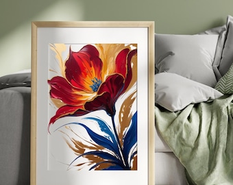 Abstract Three-Dimensional Flower (Downloadable Digital Art)