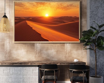 Majestic Desert Sunset (Downloadable Digital Art)