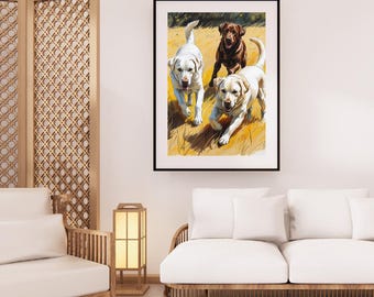 Digital wall art pets