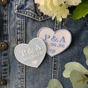 Something Blue Personalised Embroidered Patch | Wedding Dress | Special Day | Wedding Day | Bride | Bridal