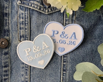 Something Blue Personalised Embroidered Patch | Wedding Dress | Special Day | Wedding Day | Bride | Bridal