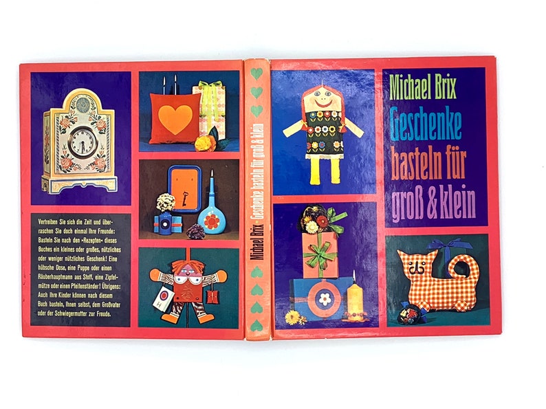 Vintage DIYBuch von 1970 Geschenke basteln für groß und