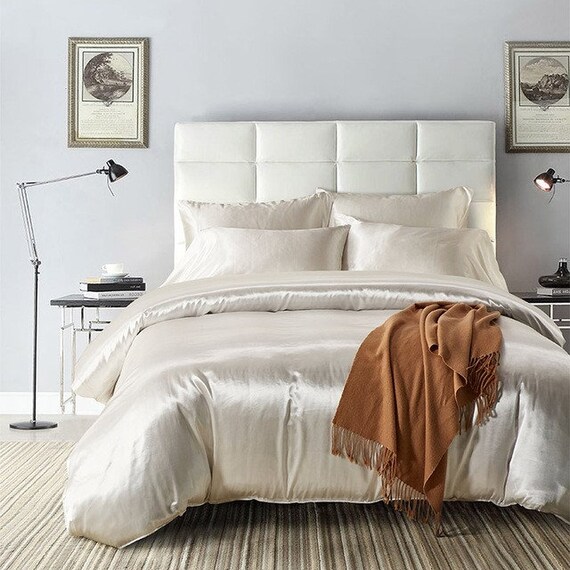 Satin Duvet Cover Set Lots Of Colours Etsy