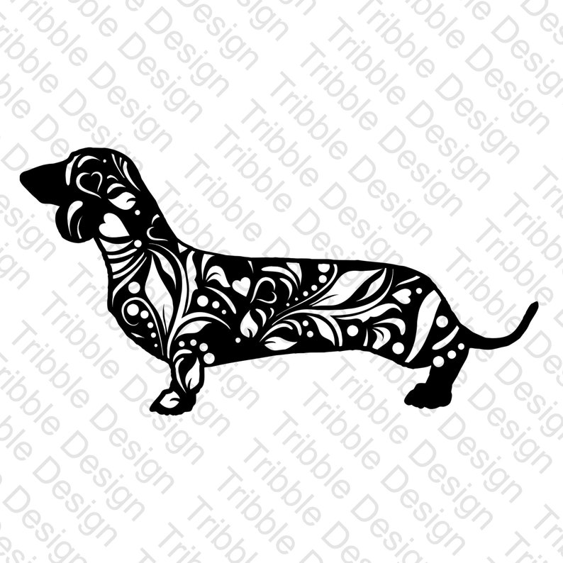 Download Mandala Dachshund svg Dachshunds dog mandala Heat transfer ...