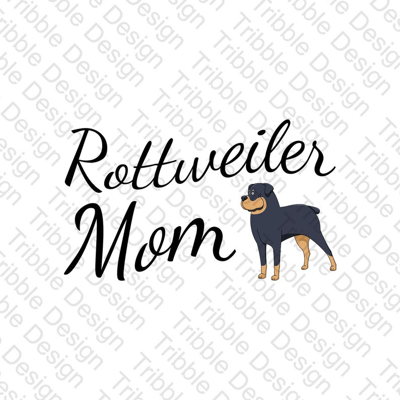 Download Rottweiler Mum SVG Rottweiler Mom SVG Rottweiler Mom Decal | Etsy