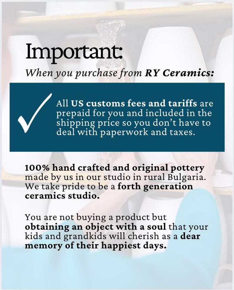 a poster with a description of items in a store