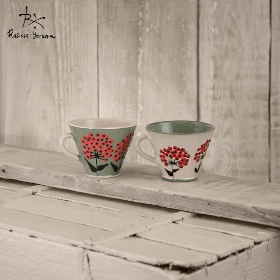 Ceramic cup, Handmade cup, Pottery, Coffee cup, Tea cup, Tea sets, Dots Ceramic cup, Handmade cup, Pottery, Coffee cup, Tea cup, Tea sets, Dots