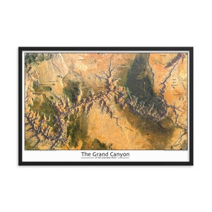 Grand Canyon Gerahmt Druck
