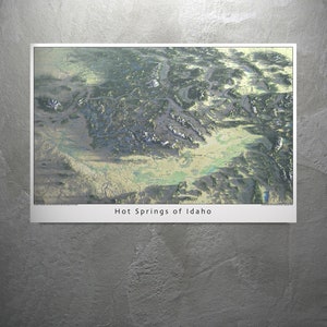 Hot Springs of Idaho Poster Print