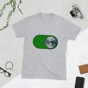 Earth Toggle Switch Short-Sleeve Unisex T-Shirt