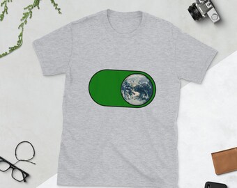 Earth Toggle Switch Short-Sleeve Unisex T-Shirt