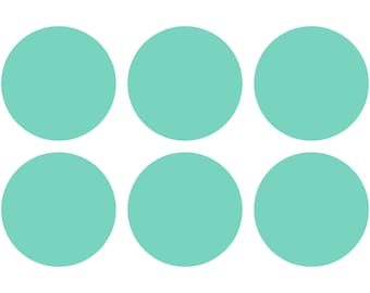 Circle Circles Pack Set Vinyl Decal Car Window Bumper Sticker Polka Dots Dot Shapes Art Select Color & Size