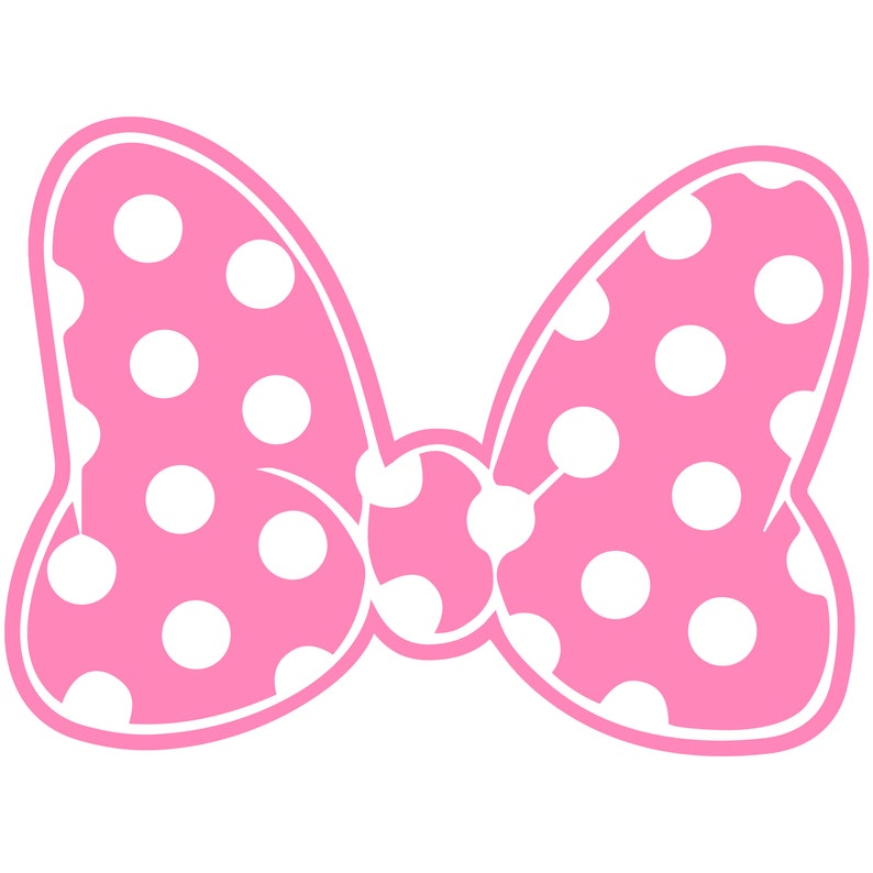 Minnie Mouse Bow Vinyl Decal Car Window Bumper Sticker Disney Etsy