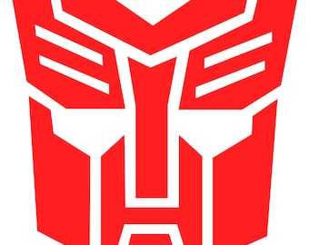 Autobot Logo Vinyl Decal Car Window Bumper Sticker Select Color/Size
