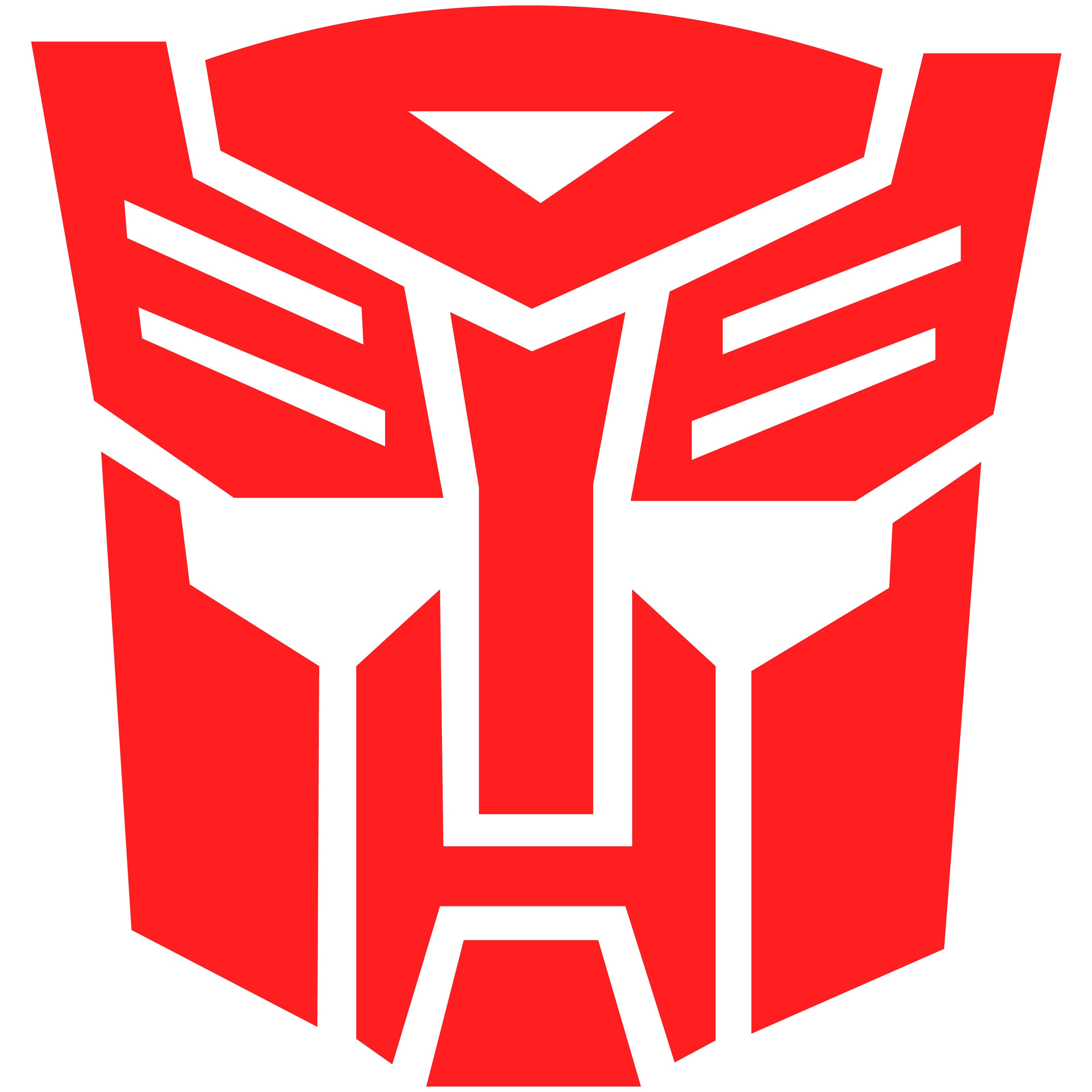 thumbnail image 2 of 2 Large Transformers Autobot Aluminum Badges / Emblems – Red 2 of 5