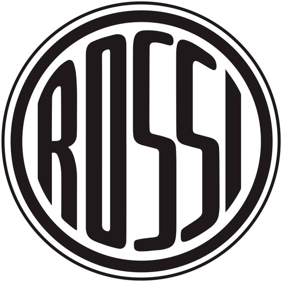 Rossi Logo Vinyl Decal Car Window Bumper Sticker Gun Case Pistol