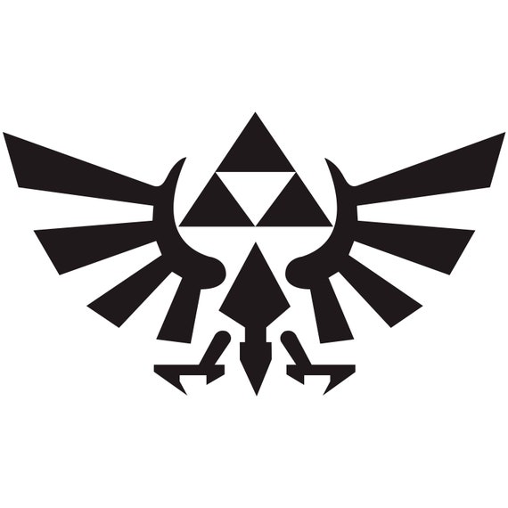 Zelda Triforce Vinyl Decal Sticker - For Car Window, Laptop, Any Surface - ANY SIZE - Glossy Finish