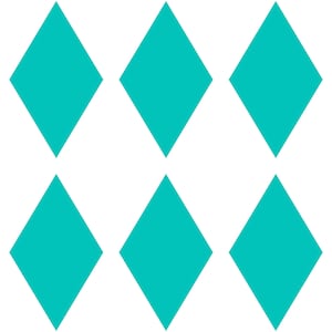Paquete de pegatinas de vinilo con diseño de diamantes para parachoques de coche, diseño artístico, selecciona color y tamaño.