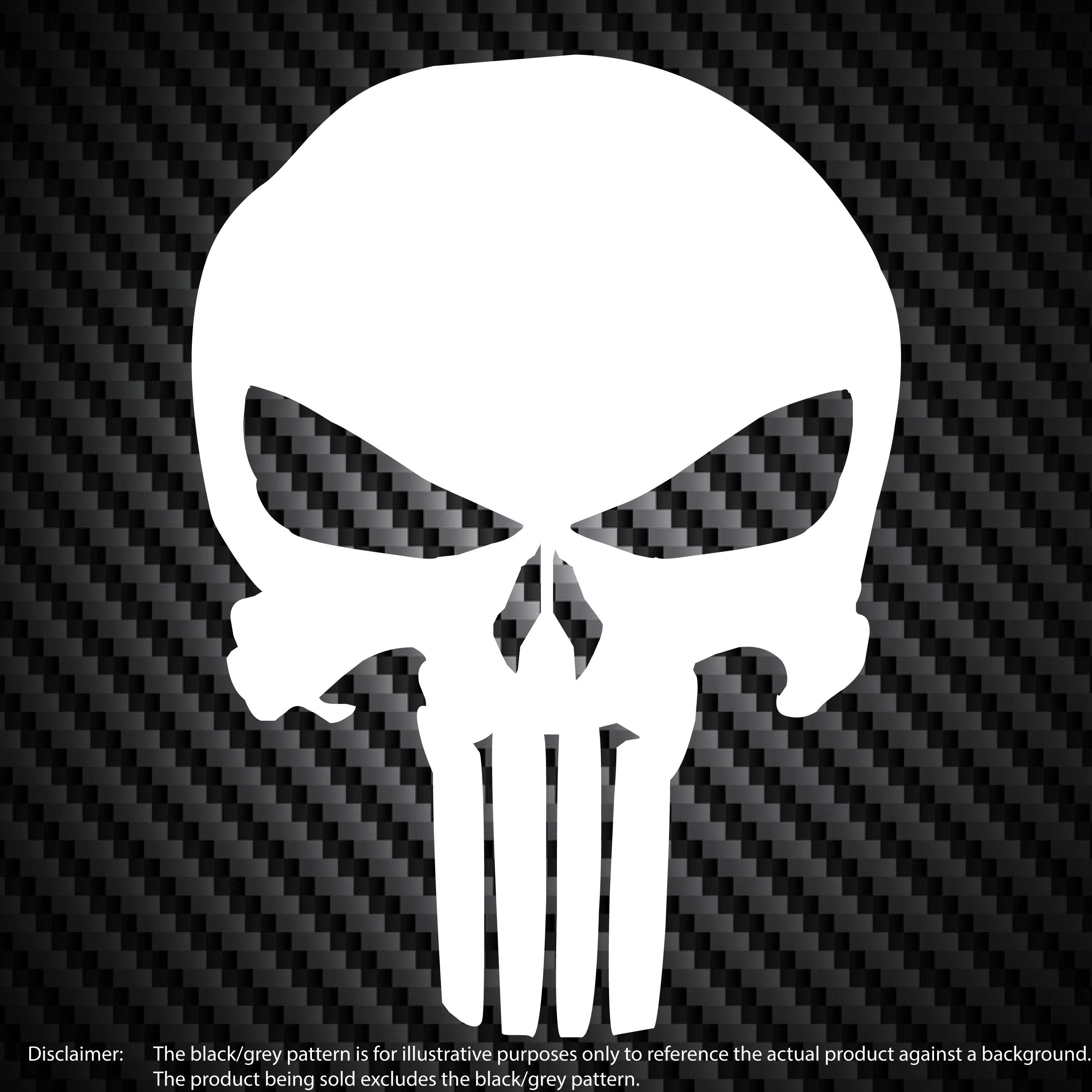 The Punisher Logo Vinyl Decal Car Window Bumper Sticker Select Etsy