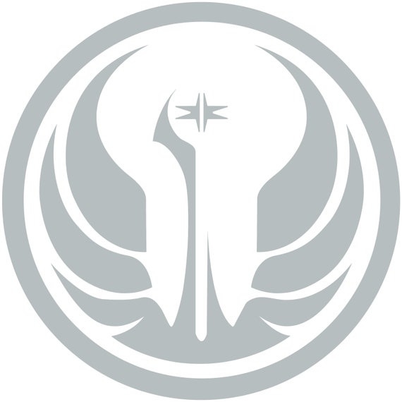 Star Wars Alte Republik Logo Vinyl Aufkleber Auto Fenster Etsy