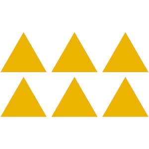 Triangle Triangles Pack Set Vinyl Decal Car Window Bumper Sticker Shapes Art Select Color & Size