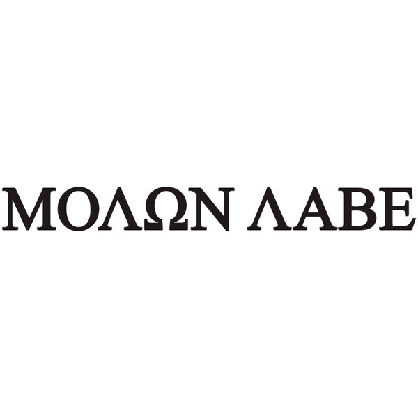 Molon Labe Vinyl Decal Car Window Bumper Sticker Come and Take Gun Rights Spartan Select Color/Size