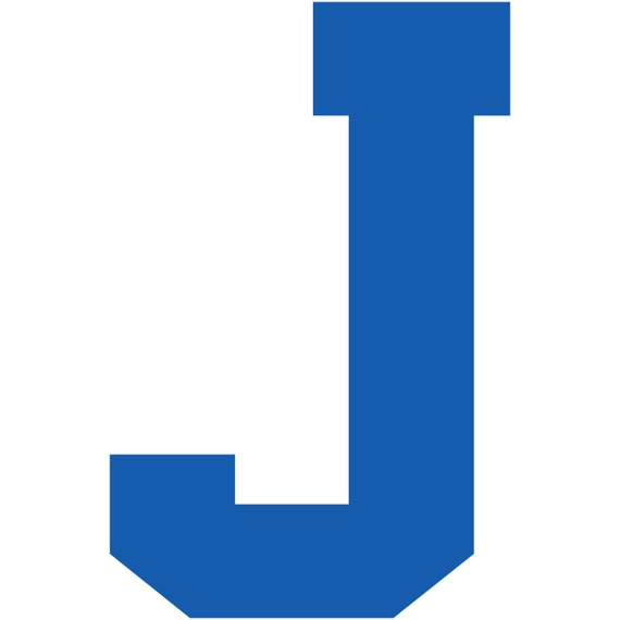 Blue Letter J