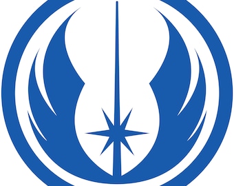 Star Wars Jedi Logo Vinyl Decal Car Window Bumper Sticker Select Color/Size
