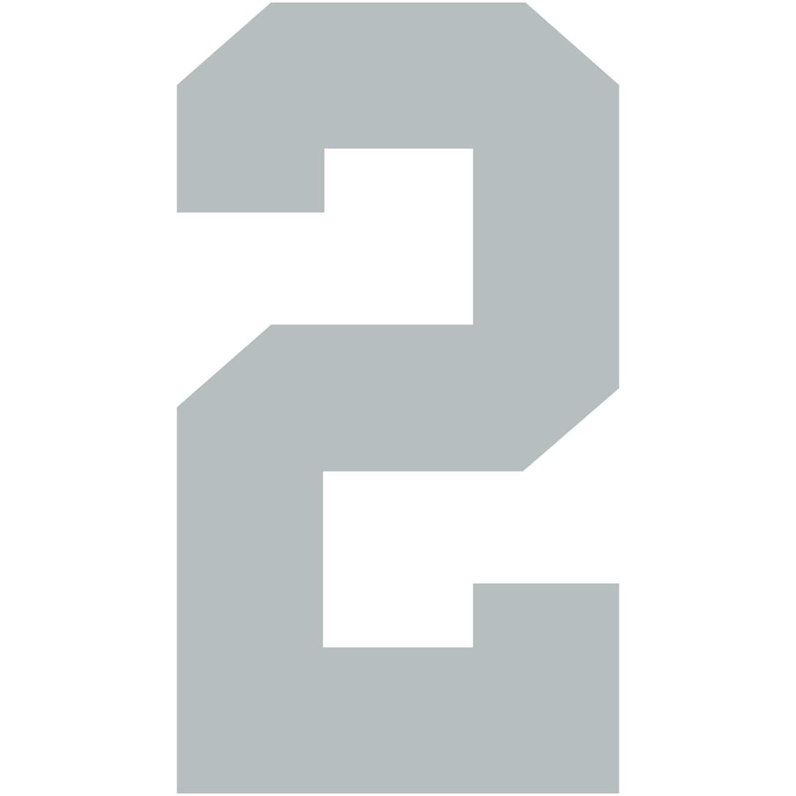 Varsity Number 2 Decal Sticker Vinyl Window Laptop College Athletic ...