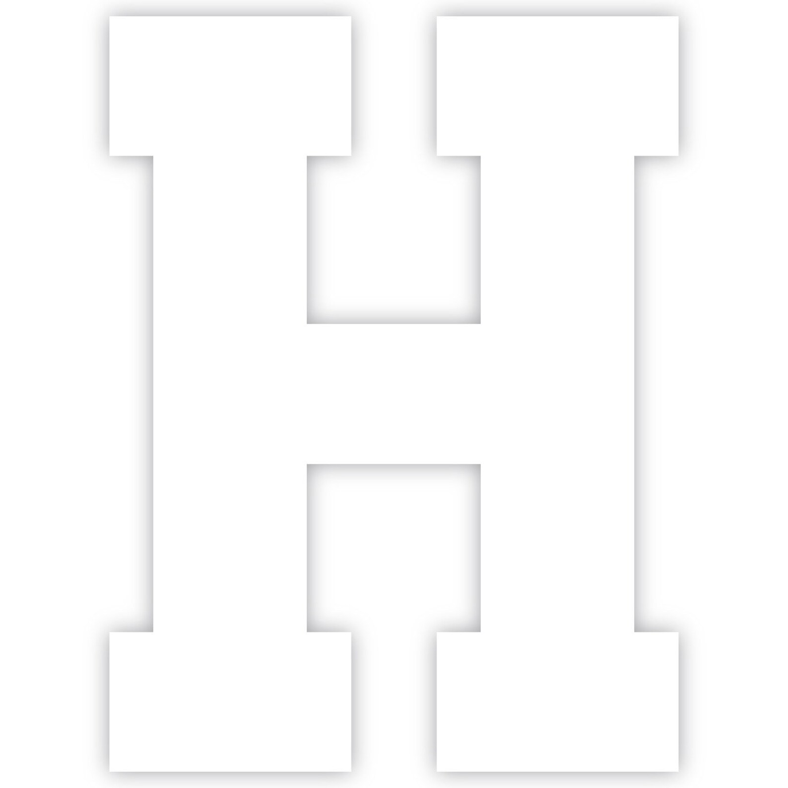 Varsity Letter H Decal Sticker Vinyl Window Laptop College - Etsy